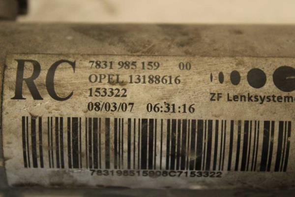 CREMAILLERE OPEL ZAFIRA B - Vue 3